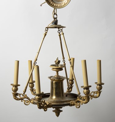 Lot 242 - Empire Ormolu and Gilt-Brass Dish Light