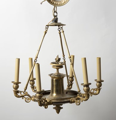 Lot 242 - Empire Ormolu and Gilt-Brass Dish Light