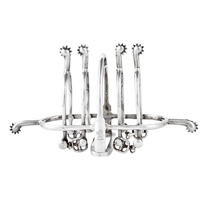 Lot 157 - Novelty Victorian Sterling Silver Toast Rack