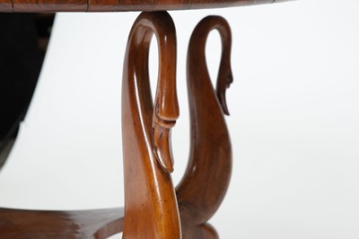 Lot 502 - Italian Neoclassical Walnut and Maple Center Table