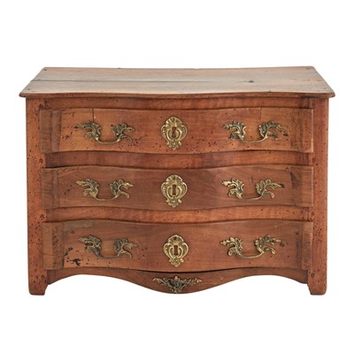 Lot 223 - French Provincial Walnut Miniature Chest
