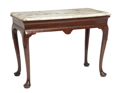 Lot 328 - George II Walnut and Marble Side Table