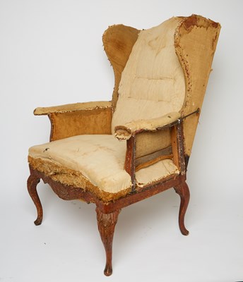 Lot 561 - Swedish Rococo Beechwood Armchair