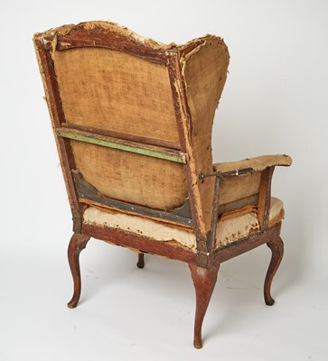 Lot 561 - Swedish Rococo Beechwood Armchair