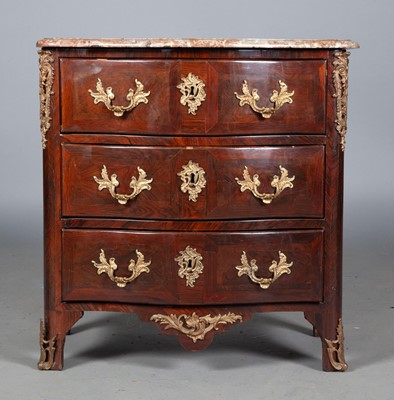 Lot 735 - Régence Gilt-Metal Mounted Kingwood Small Commode