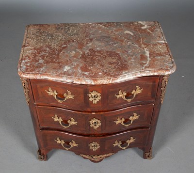 Lot 735 - Régence Gilt-Metal Mounted Kingwood Small Commode