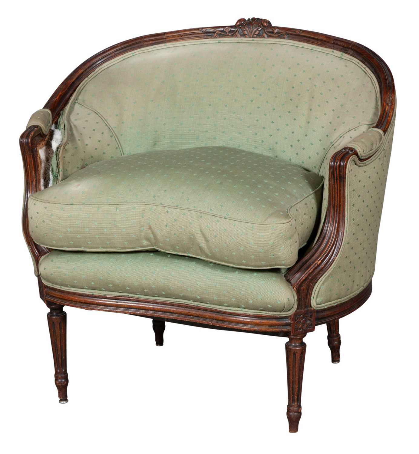 Lot 741 - Louis XVI Upholstered Beechwood Marquise