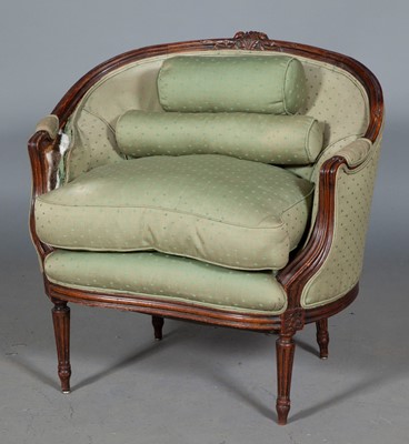 Lot 741 - Louis XVI Upholstered Beechwood Marquise