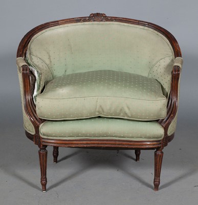 Lot 741 - Louis XVI Upholstered Beechwood Marquise