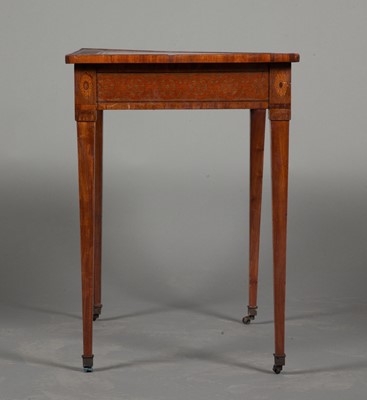 Lot 742 - Louis XVI Style Inlaid Fruitwood and Kingwood Marquetry Writing Table