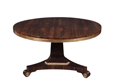 Lot 787 - George IV Rosewood and Parcel-Gilt Breakfast Table