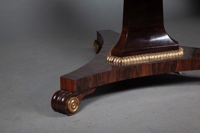 Lot 409 - George IV Rosewood and Parcel-Gilt Breakfast Table