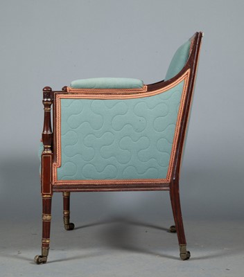 Lot 785 - Regency Faux-Rosewood Painted Bergère