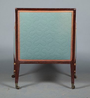 Lot 785 - Regency Faux-Rosewood Painted Bergère