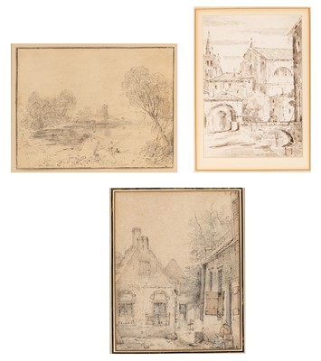Lot 557 - A Group of Three Old Master Drawings, comprising