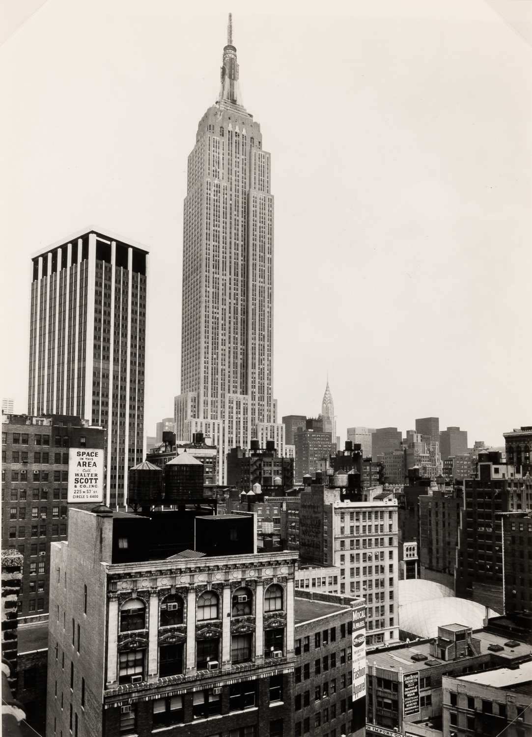 Lot 22 - Rudy Burckhardt, View of the Empire State Building, 1945
