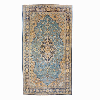 Lot 760 - Qum Wool and Silk Carpet