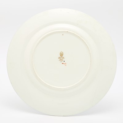 Lot 17 - Set of Twelve Wedgwood "Florentine" Pattern Porcelain Dinner Plates