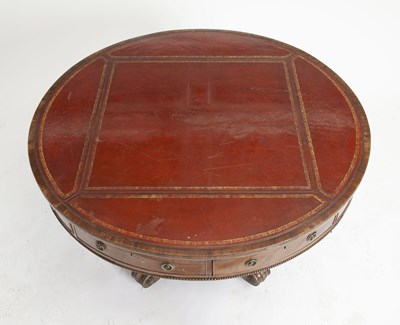 Lot 405 - William IV Mahogany and Gilt-Metal Mounted Library Table