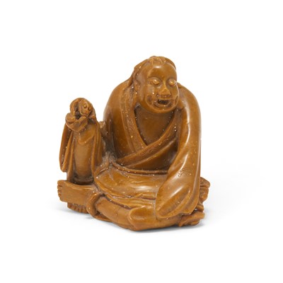Lot 75 - A Chinese Soapstone Figural Carving