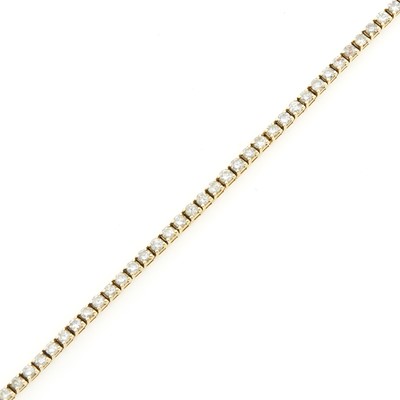 Lot 2007 - Gold and Diamond Bracelet