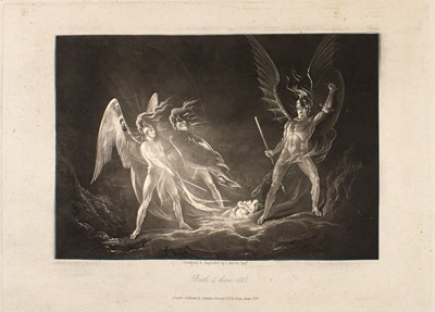 Lot 15 - John Martin's illustrations for Paradise Lost in proof state