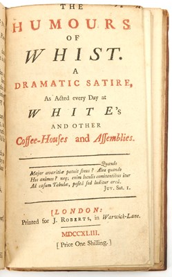Lot 87 - A rare play satirizing Hoyle and contemporary publishing practices