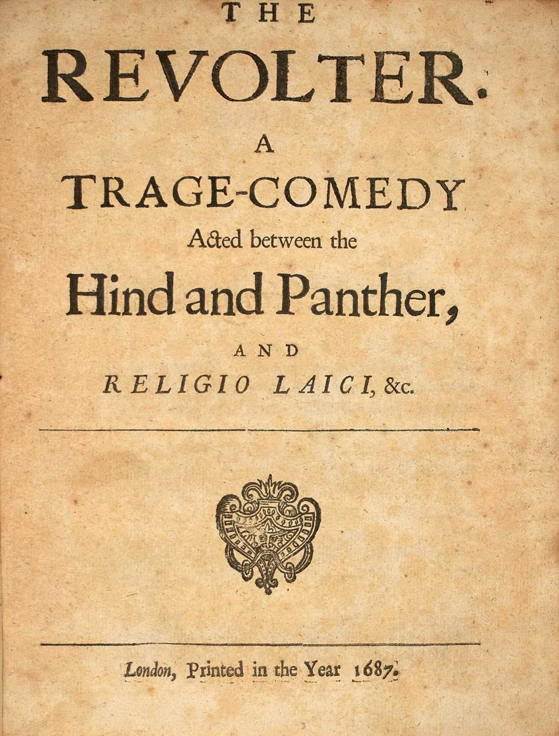 Lot 10 - Dryden's The Revolter