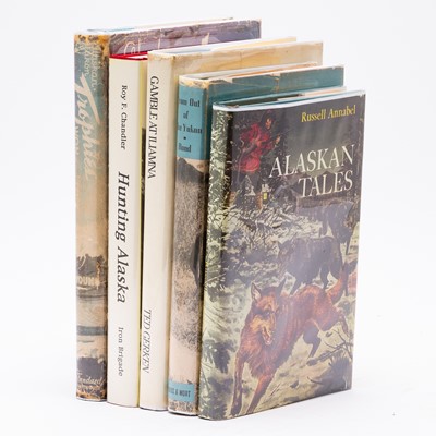 Lot 168 - Five books about hunting in Alaska and the Yukon