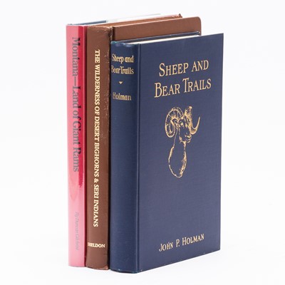 Lot 182 - Three books about sheep hunting in North America