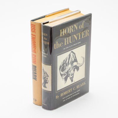 Lot 196 - Two books by Robert Ruark on big game hunting