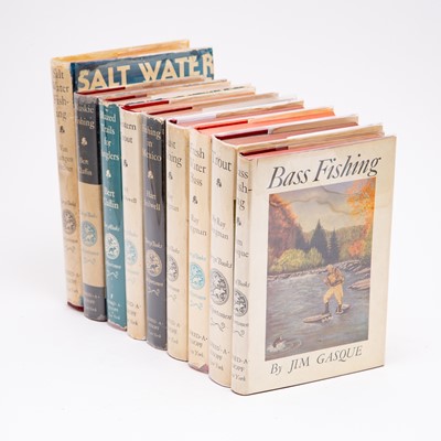 Lot 189 - Nine books about fishing from the Borzoi Books for Sportsmen Series