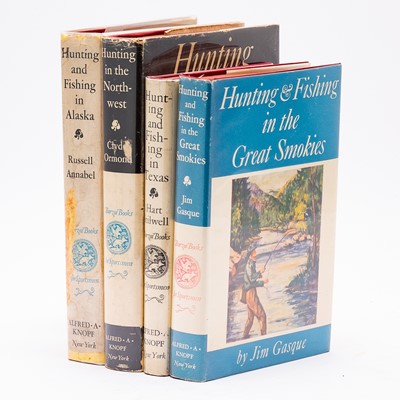 Lot 175 - Four Borzoi Books for Sportsmen about hunting and fishing in North America