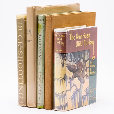 Lot 221 - Five Books on upland game shooting, including wild turkey