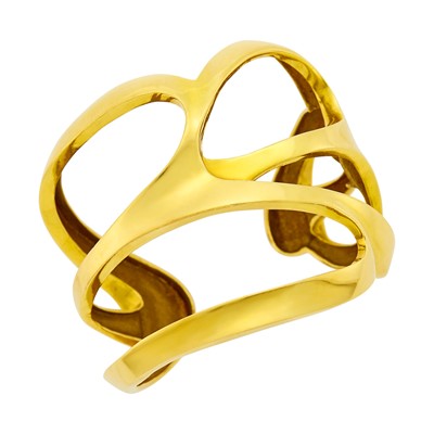 Lot 149 - Tiffany & Co. Gold Cuff Bangle Bracelet
