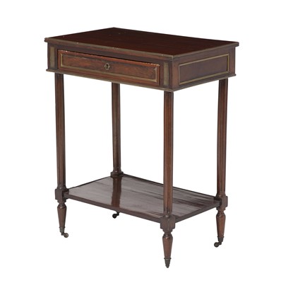 Lot 326 - Louis XVI Style Mahogany Side Table