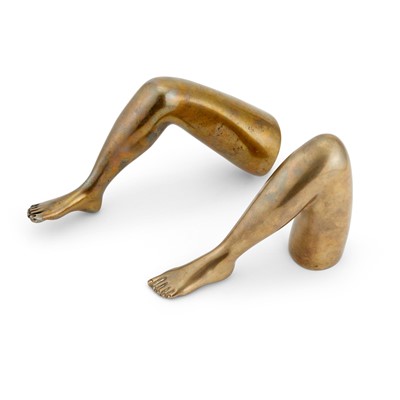 Lot 442 - Pair of Kelly Wearstler Bronze "Classic Legs"