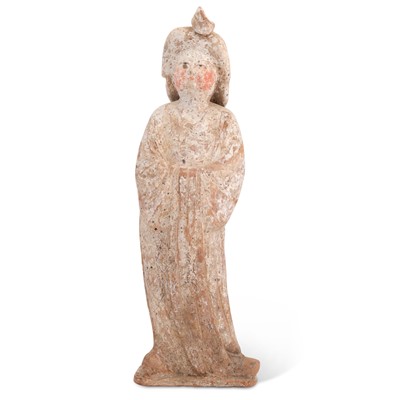 Lot 144 - A Chinese Pottery Figure of a Beauty