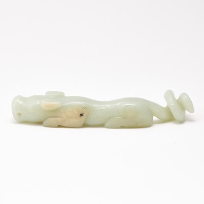 Lot 30 - A Chinese Celadon Jade Figure