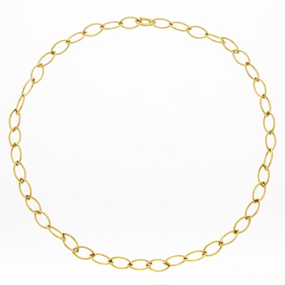 Lot 1025 - Gold Link Necklace, France