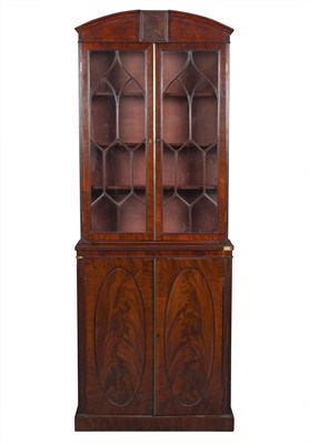 Lot 148 - Regency Mahogany Bookcase Cabinet