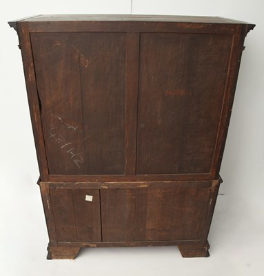 Lot 718 - George III Style 'Gothick' Mahogany Clothes Press