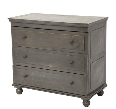 Lot 387 - Industrial Style Metal-Lined Chest of Drawers