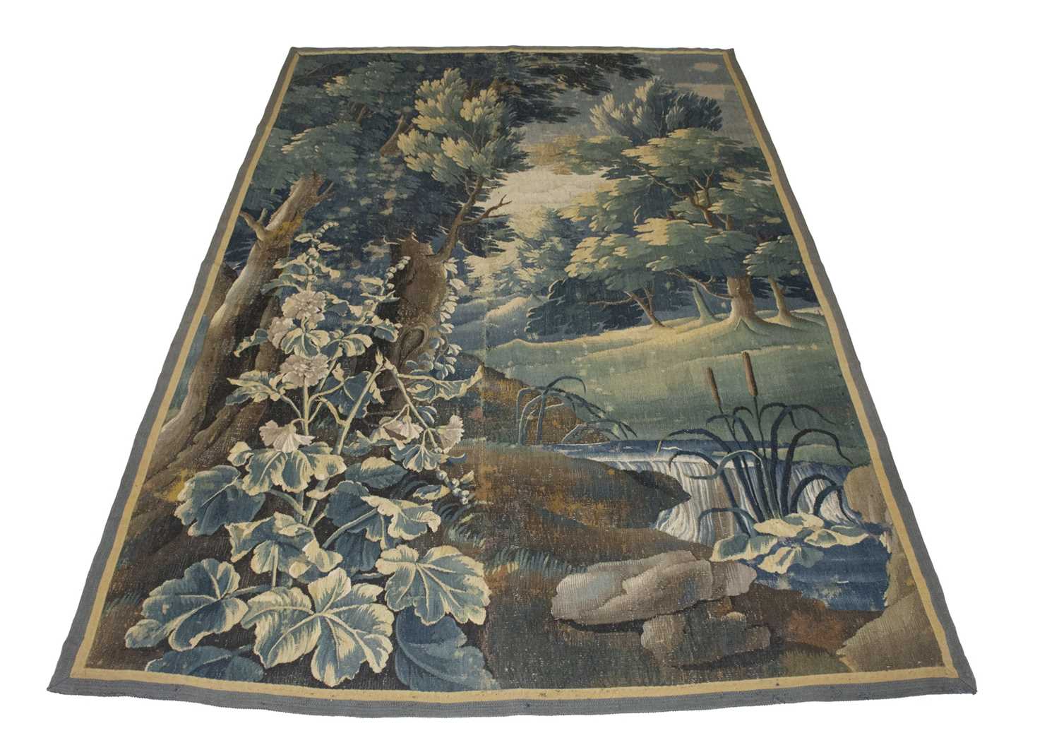 Lot 524 - 18th century Aubusson Verdure Tapestry Panel