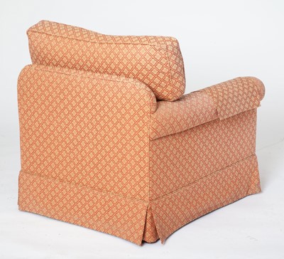 Lot 189 - Upholstered Club Chair & Matching Ottoman