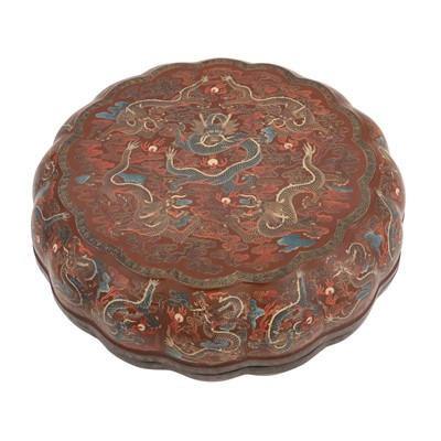 Lot 91 - A Chinese Lacquer Box and Cover