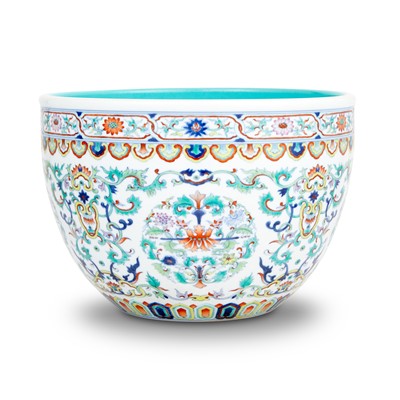Lot 269 - A Chinese Doucai Porcelain Jardinière