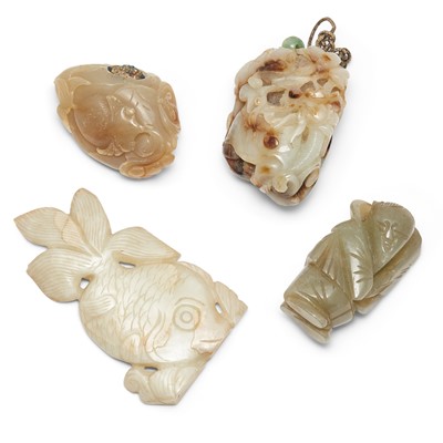 Lot 440 - A Group of Four Chinese Jade Carvings