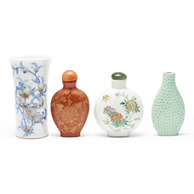 Lot 14 - Four Small Chinese Porcelain Articles