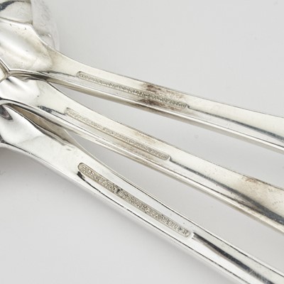 Lot 166 - Tiffany & Co. Sterling Silver "Flemish" Pattern Flatware Service